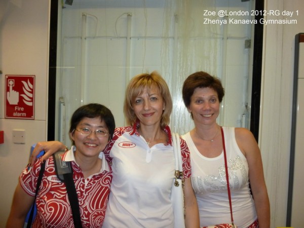 with Svetlana and Irina at underground station-09 Aug-2012-London