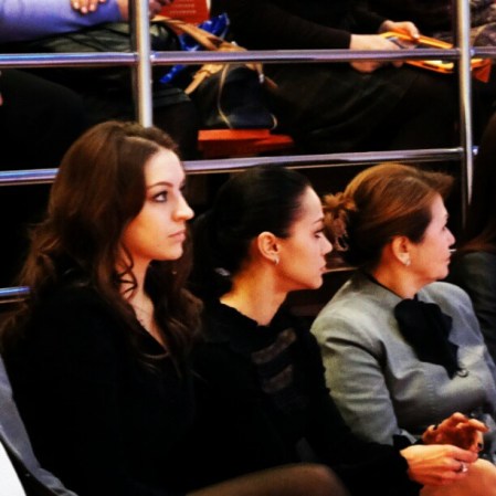 03. Evgenia Kanaeva and Irina Tchachina-Opening Ceremony-Galina Gorenkova memorial Cup-OMSK-07Dec2012