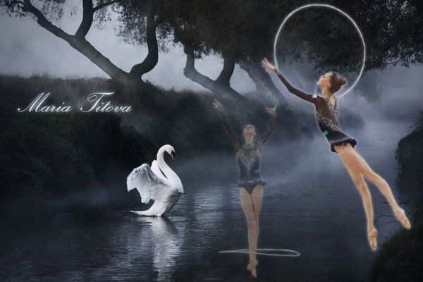 Maria Titova-the Swan-walls by Hershey